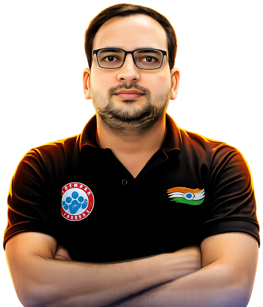 Ankit Bhati Sir, Founder of Rojgar with Ankit